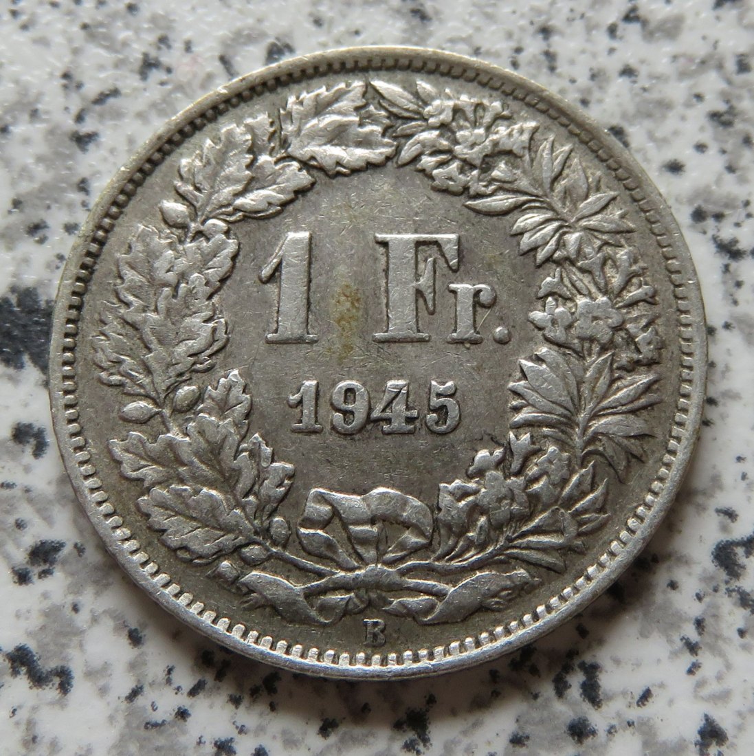  Schweiz 1 Franken 1945 B   