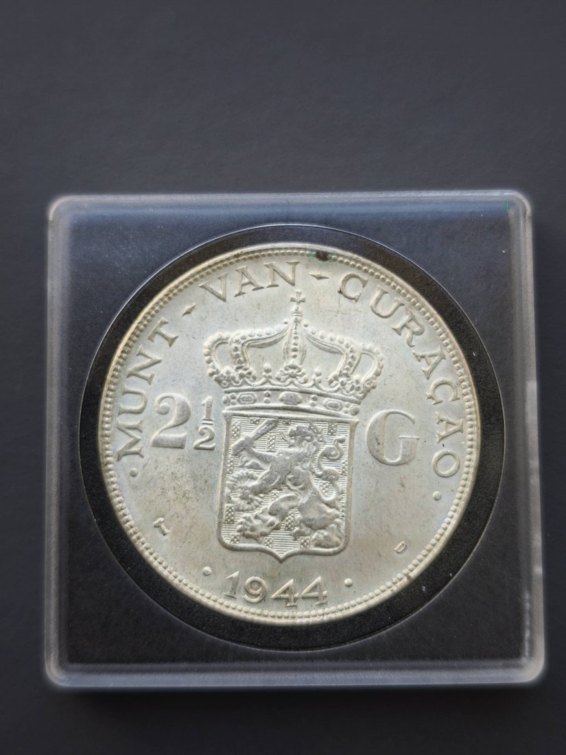  Curaçao 2½ Gulden, 1944   