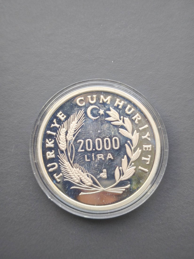  Türkei 20000 Lira,1990 - 1990 FIFA Weltmeisterschaft   