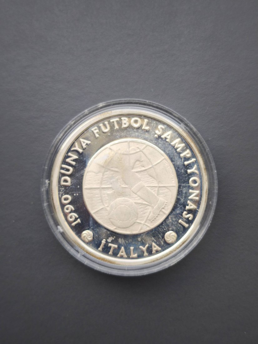  Türkei 20000 Lira,1990 - 1990 FIFA Weltmeisterschaft   