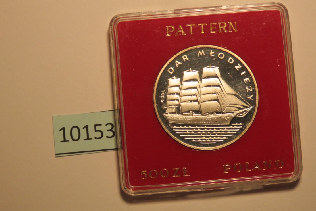  10153 Polen 1982 PROBA 500 zt - Schiff Dar Mlodziezy   