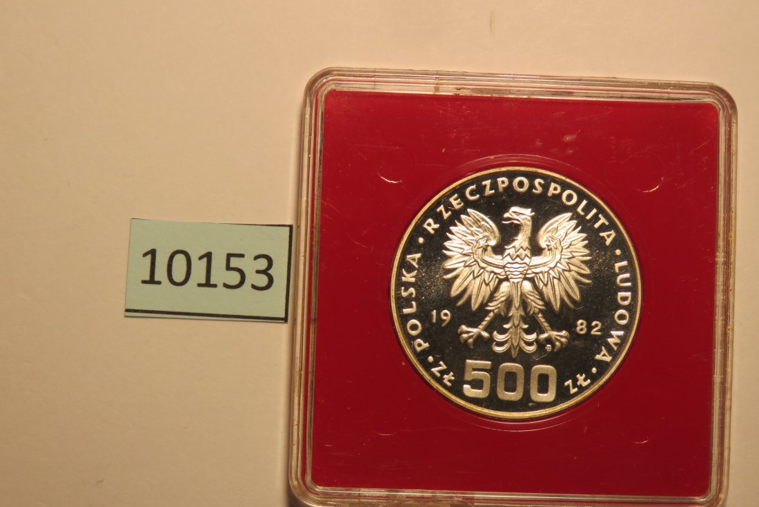  10153 Polen 1982 PROBA 500 zt - Schiff Dar Mlodziezy   