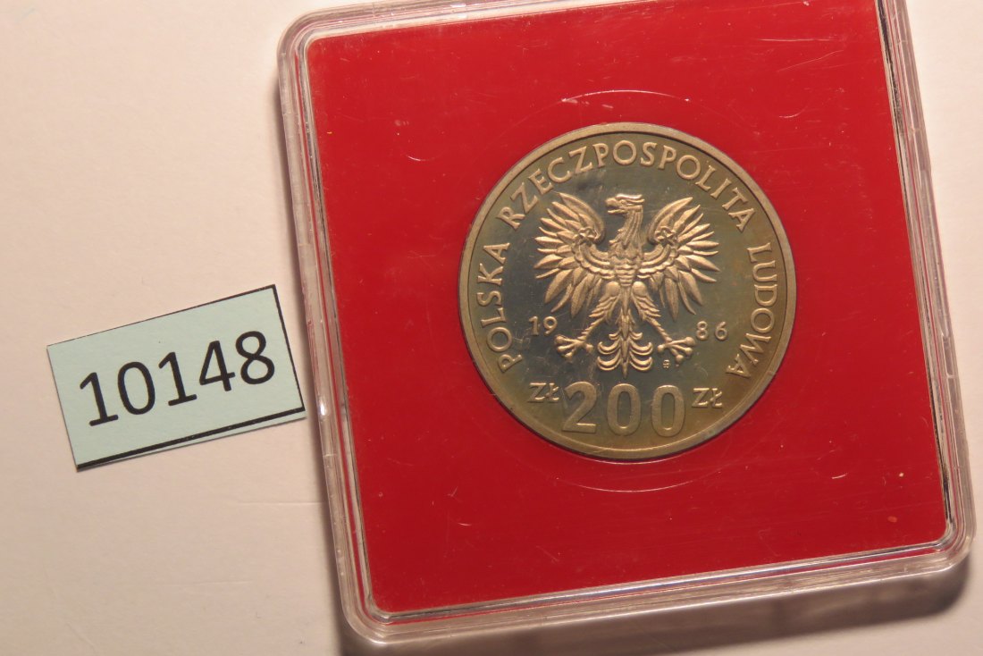  10148 Polen 1986 PROBA 200 zt - Wladislaw I.   