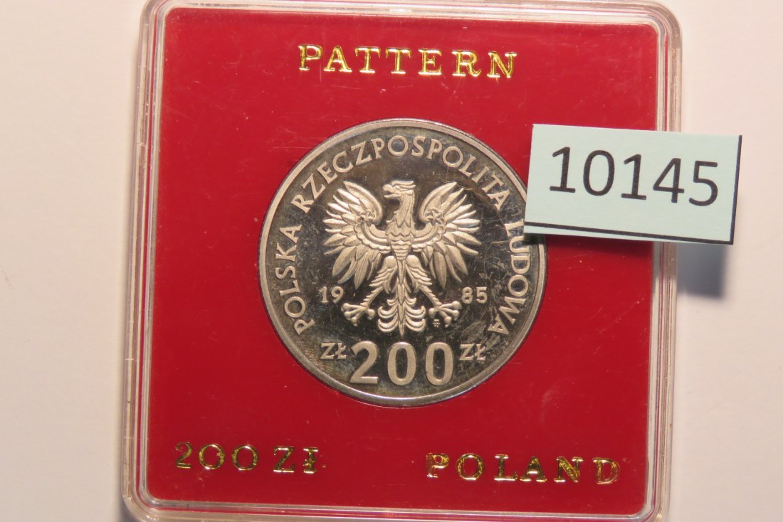  10145 Polen 1985 PROBA 200 zt - Mutter + Kind   