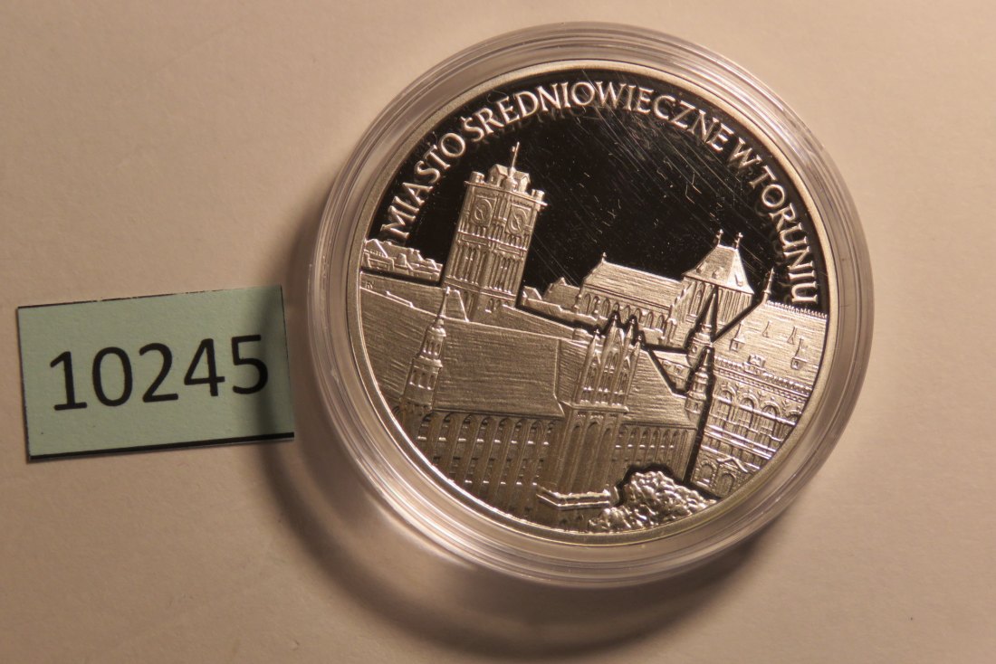  10245 POLEN -  2007 - 20 zt - 28,2 g Silber 0.925 - Torun   