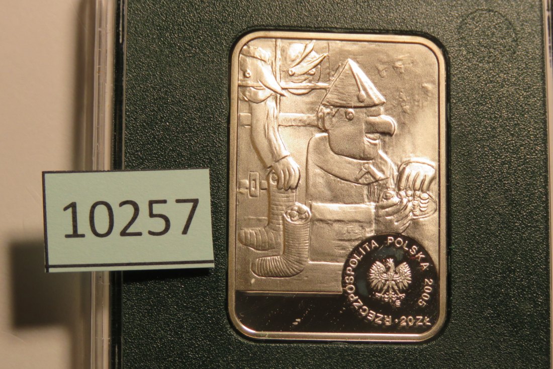  10257 POLEN - 2005 - 20 zt - 28,2 g Silber 0.925 - Makowski   