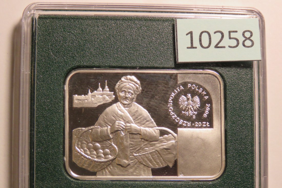  10258 POLEN - 2006 - 20 zt - 28,2 g Silber 0.925 - Al. Gierymski   