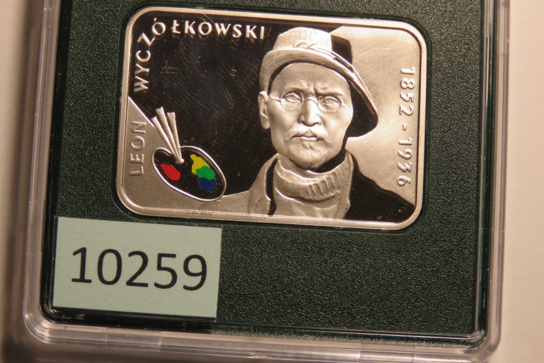  10259 POLEN - 2007 - 20 zt - 28,2 g Silber 0.925 - Wyczolkowski   