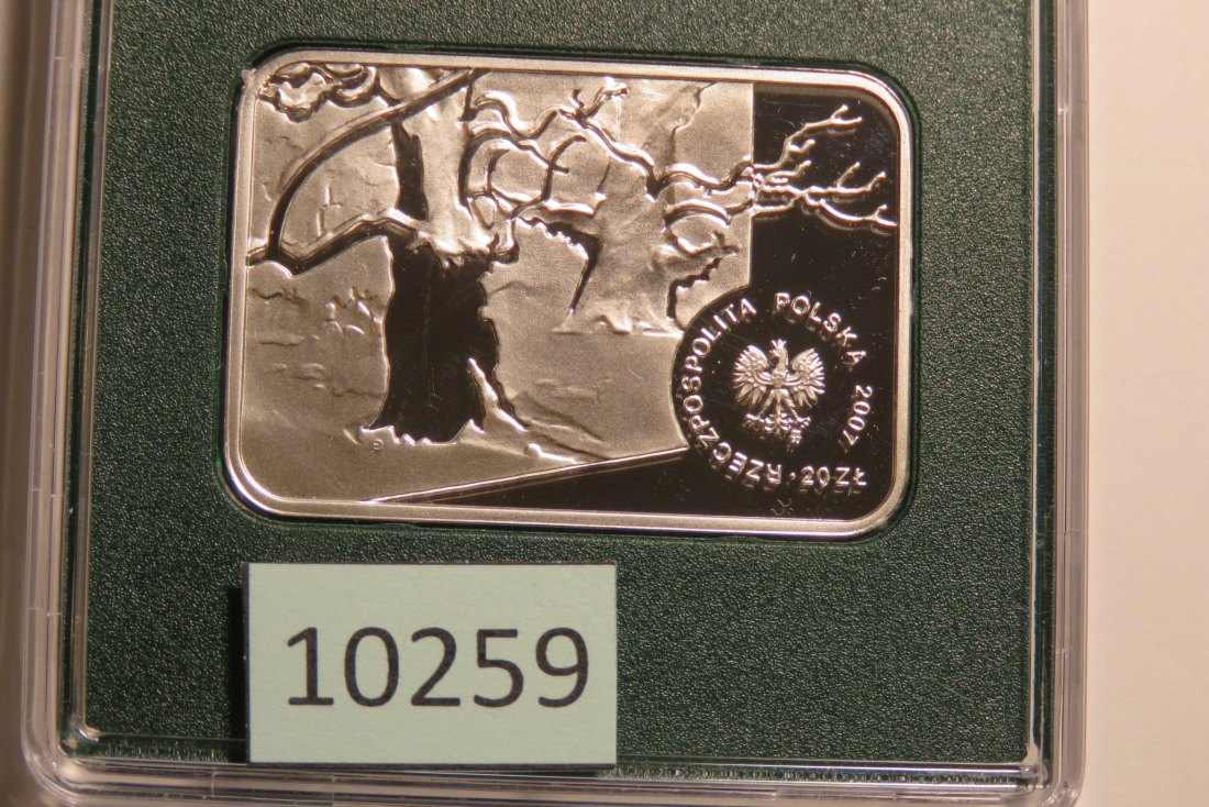  10259 POLEN - 2007 - 20 zt - 28,2 g Silber 0.925 - Wyczolkowski   