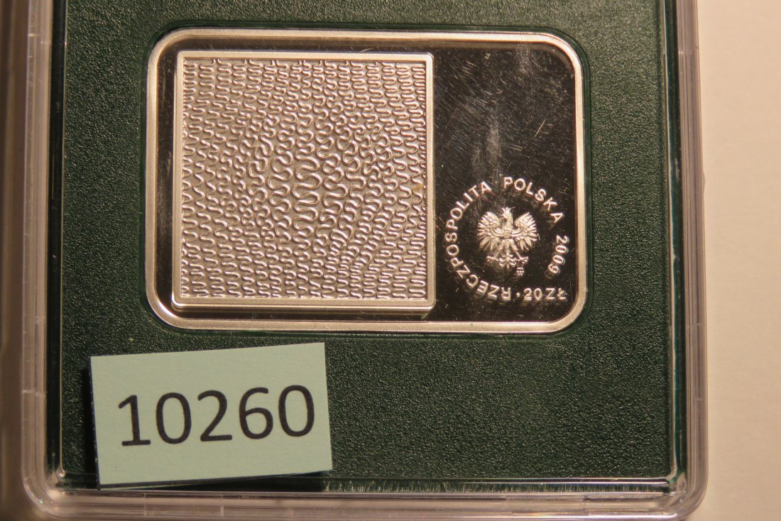  10260 POLEN - 2009 - 20 zt - 28,2 g Silber 0.925 - Strzeminski   