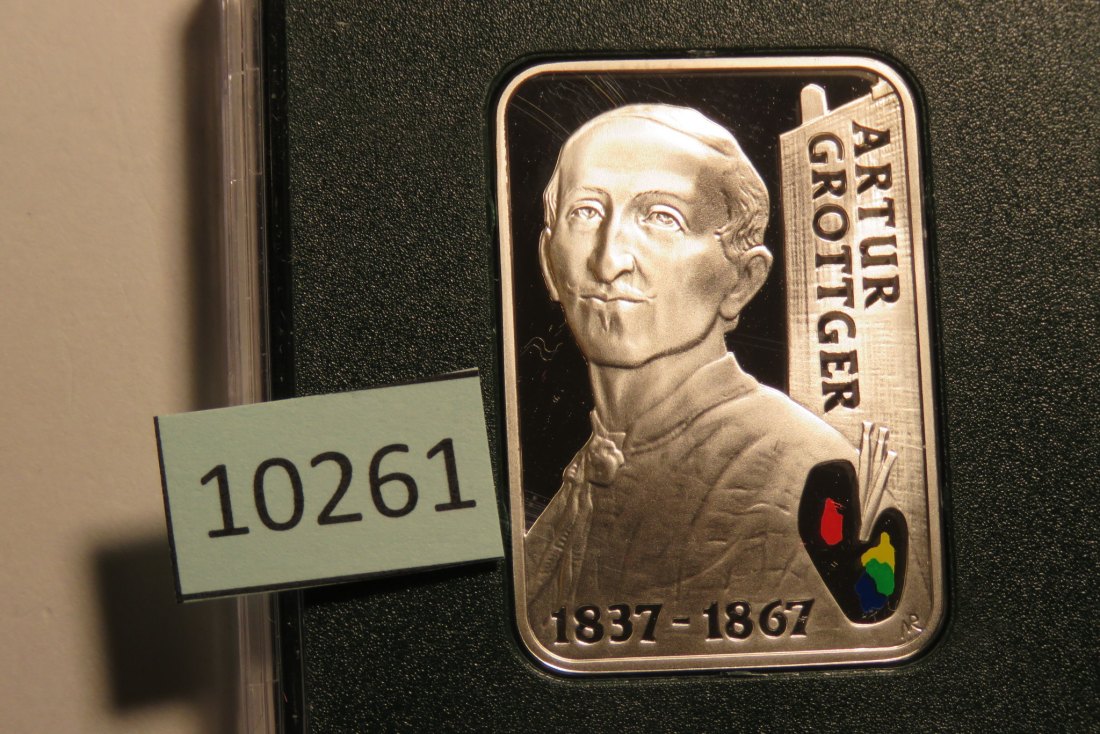  10261 POLEN - 2010 - 20 zt - 28,2 g Silber 0.925 - Artur Grottger   