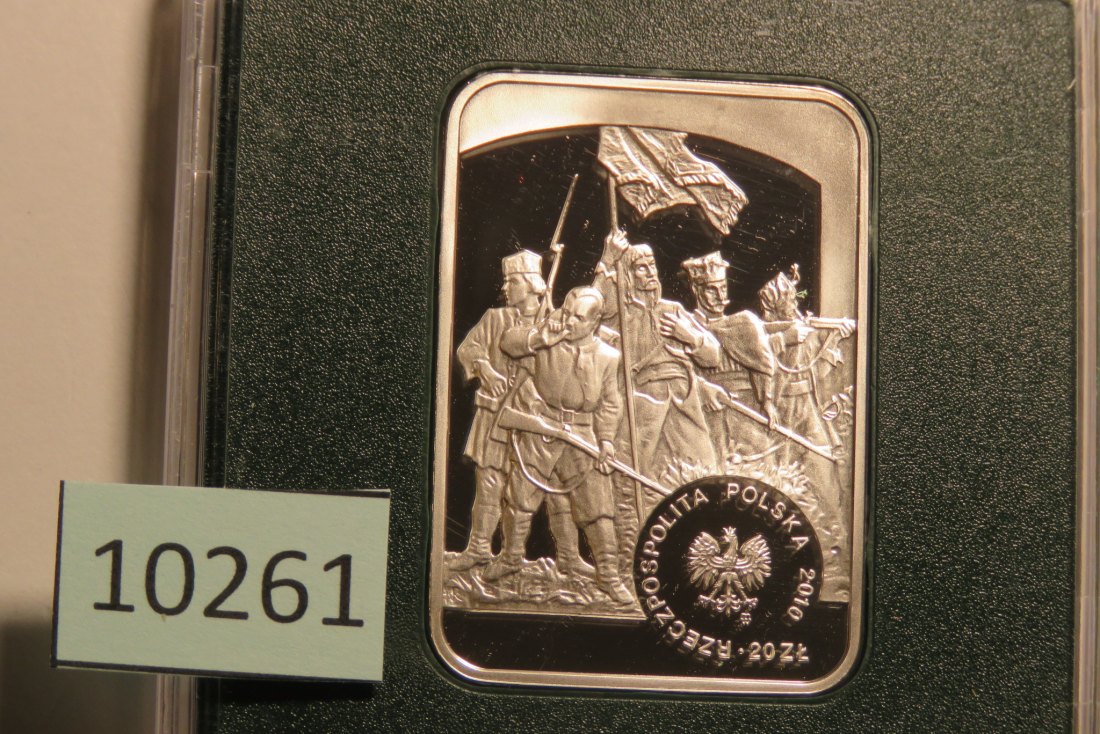  10261 POLEN - 2010 - 20 zt - 28,2 g Silber 0.925 - Artur Grottger   