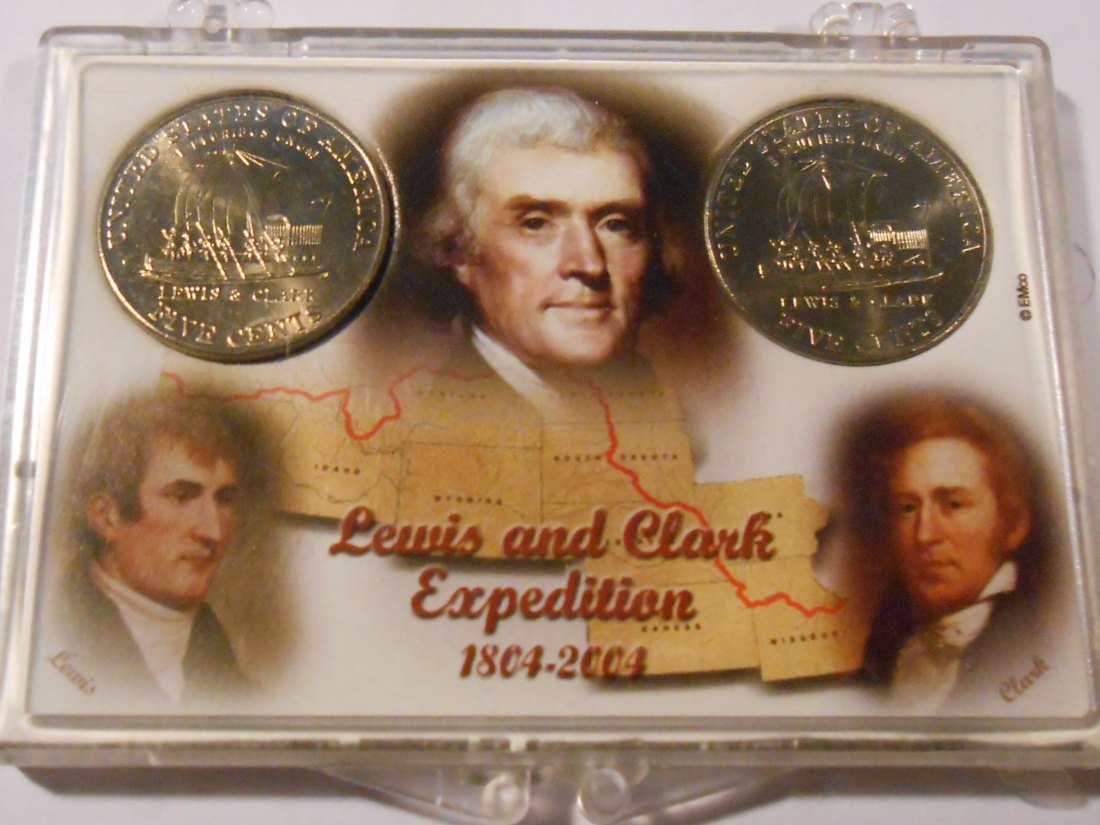  USA Westward Journey Nickel Series: 200 Jahre der Lewis-und-Clark-Expedition   