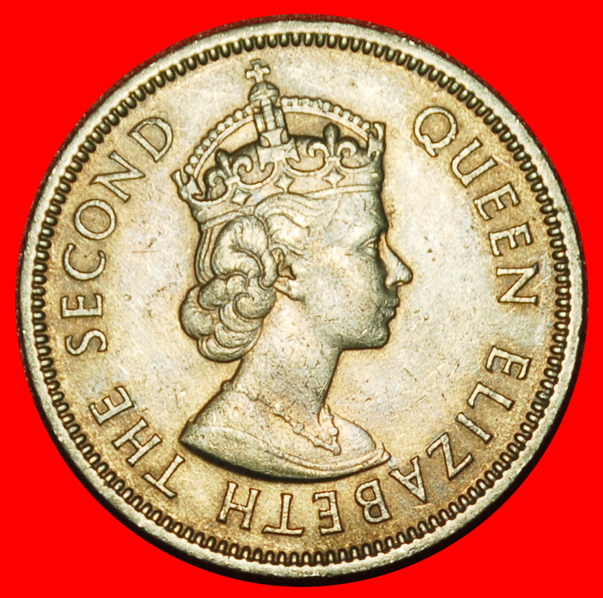  Ⰶ GROSSBRITANNIEN (1957-1965): FIJI★1 SHILLING 1962 SCHIFF★ELISABETH II. (1953-2022) OHNE VORBEHALT!   