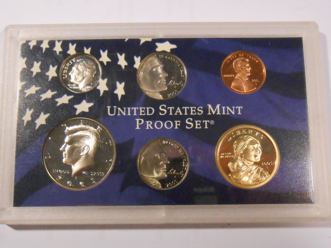  USA 2005 S United States Mint Proof Set in Original Box   