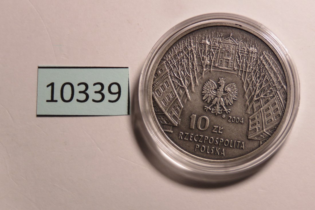  10339 POLEN - 2004 - 10 zt - 14,1 g Silber 0.925 - COLOR - Kunstakademie   