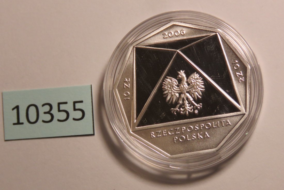  10355 POLEN - 2006 - 10 zt - 14,1 g Silber 0.925 - Handelsschule   