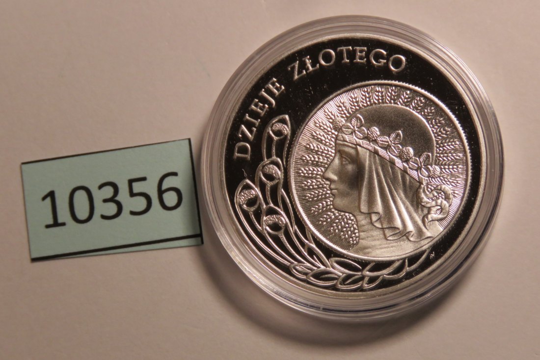  10356 POLEN - 2006 - 10 zt - 14,1 g Silber 0.925 - alte 10 zloty Münze Jadwiga   