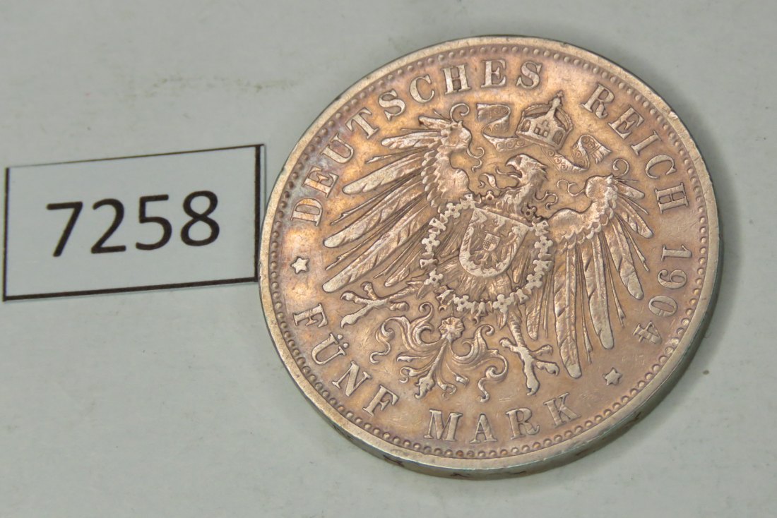  7258 Bayern 1904 - 5 Mark   