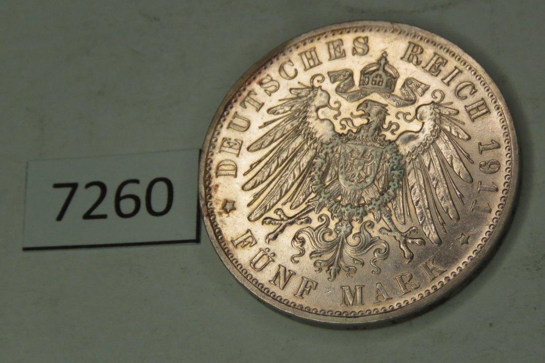  7260 Bayern 1911 - 5 Mark   