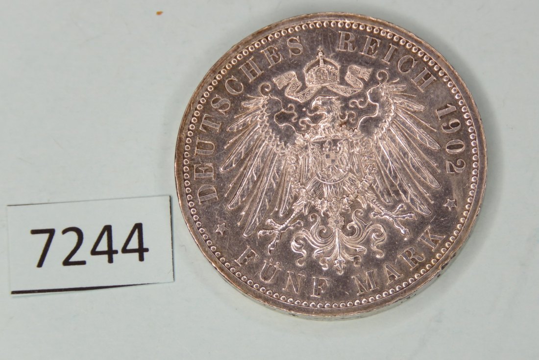  7244 Baden 1902 - 5 Mark   