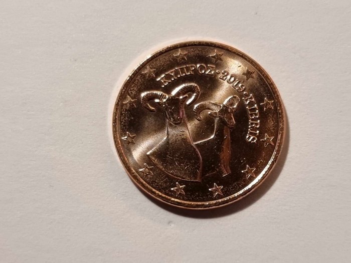  Zypern 5 Cent 2019 STG   