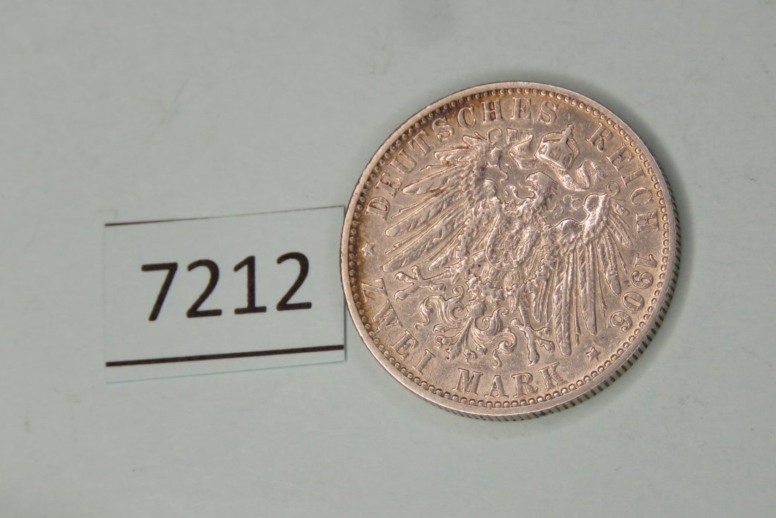  7212  Württemberg 1906 - 2 Mark   