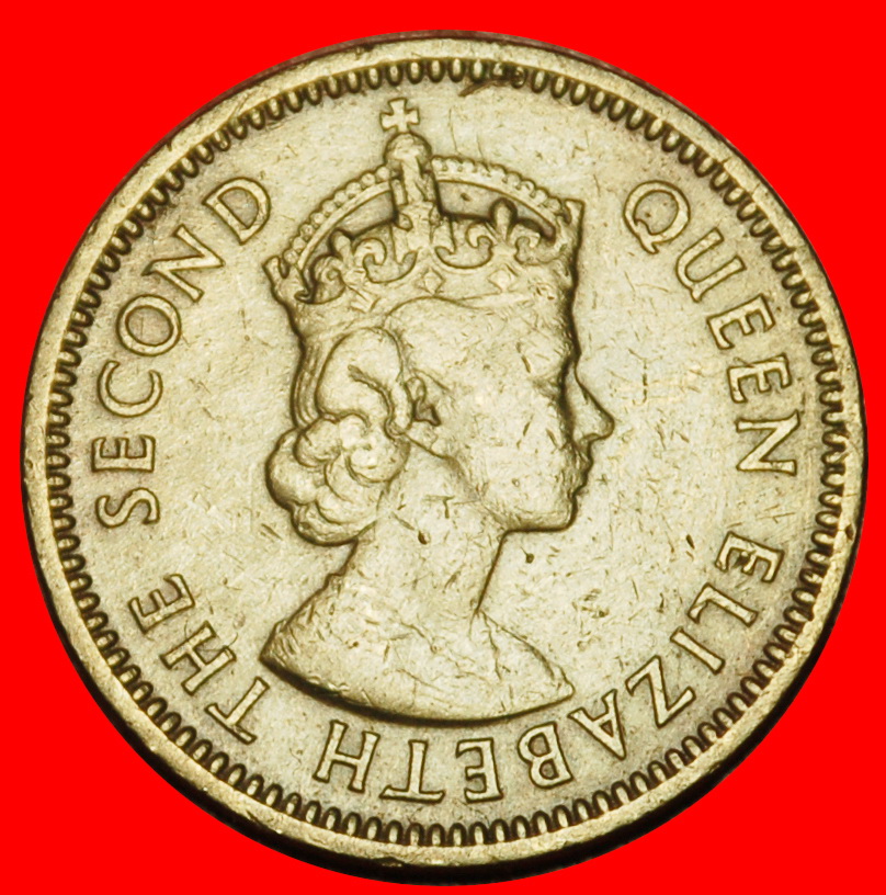  Ⰶ GROSSBRITANNIEN (1956-1973):BRITISCH HONDURAS★5 CENTS 1962 ELISABETH II. 1953-2022★OHNE VORBEHALT!   