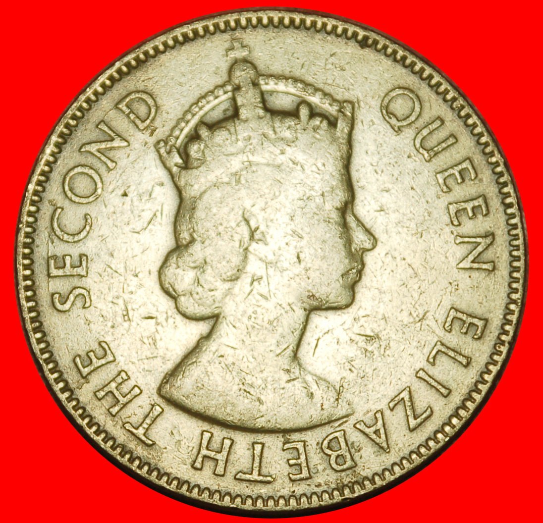  Ⰶ GROSSBRITANNIEN 1953-1963:JAMAIKA★1 PENNY 1953! ELISABETH II. (1953-2022) KROKODIL★OHNE VORBEHALT!   