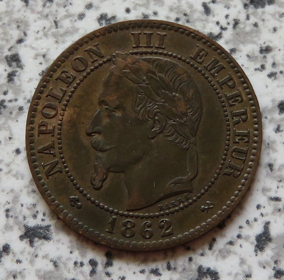  Frankreich 2 Centimes 1862 K   