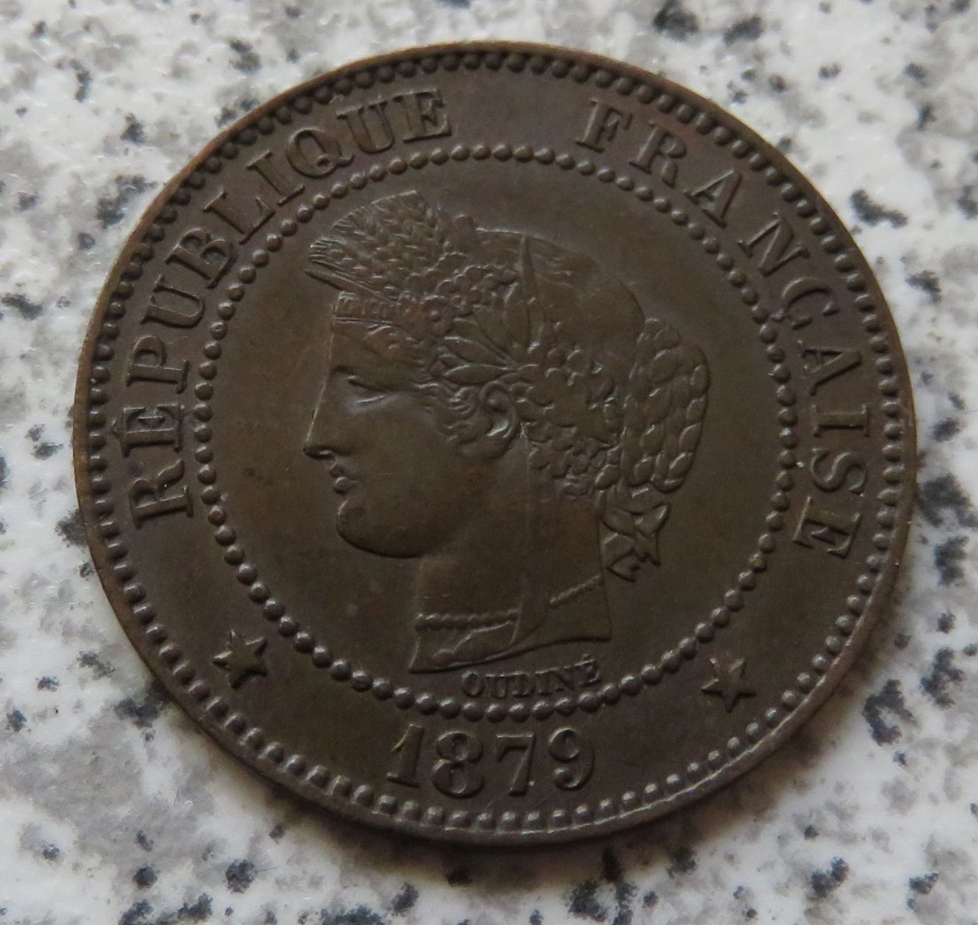  Frankreich 2 Centimes 1879 A   