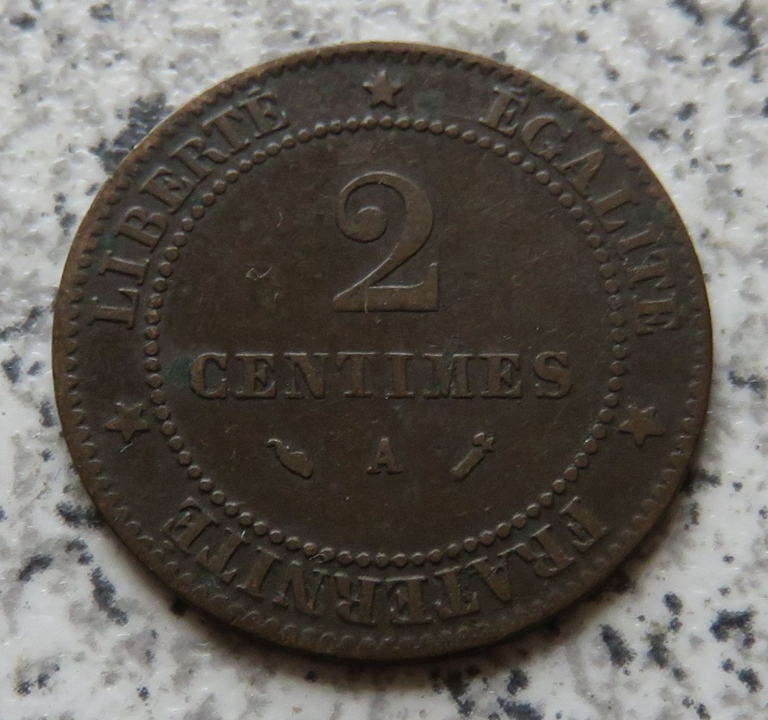  Frankreich 2 Centimes 1888 A   