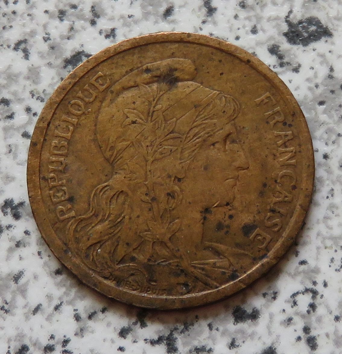  Frankreich 2 Centimes 1899   