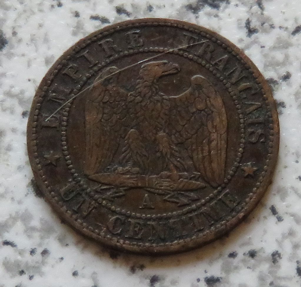  Frankreich 1 Centime 1862 A   