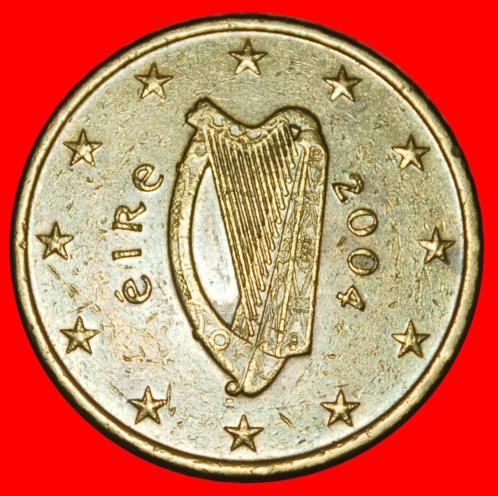  Ⰶ NORDIC GOLD (2002-2024): IRELAND ★ 50 EURO CENTS 2004!★LOW START ★ NO RESERVE!   