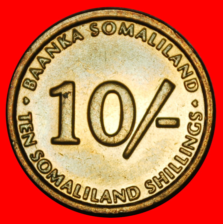  Ⰶ MONKEY: SOMALILAND ★ 10 SHILLINGS 2002 UNC MINT LUSTRE!★LOW START ★ NO RESERVE!   