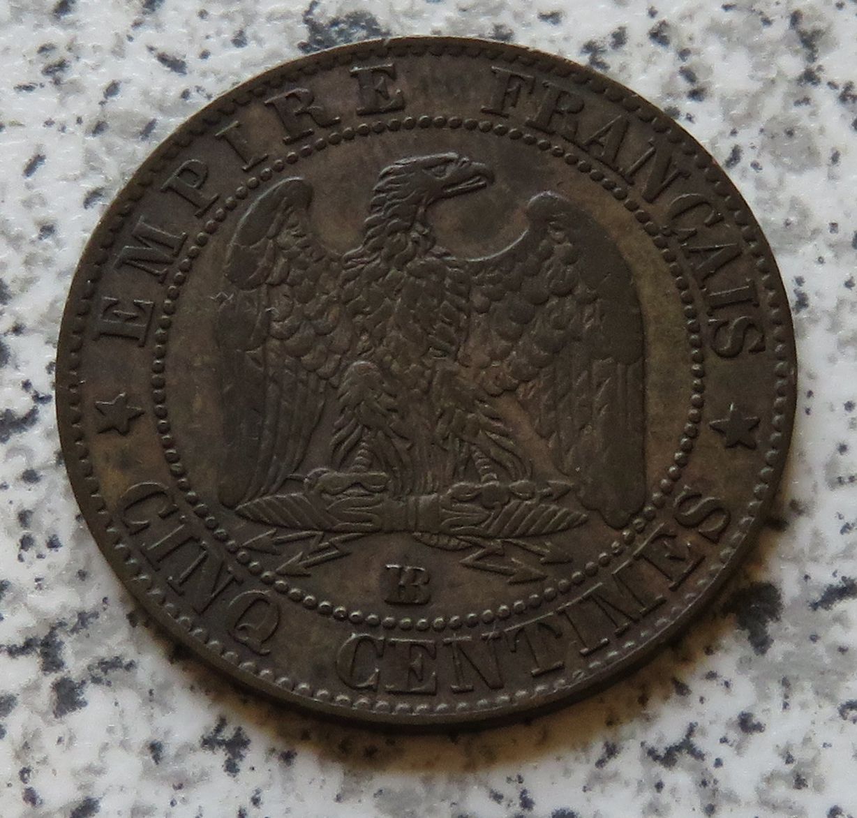  Frankreich 5 Centimes 1856 BB   