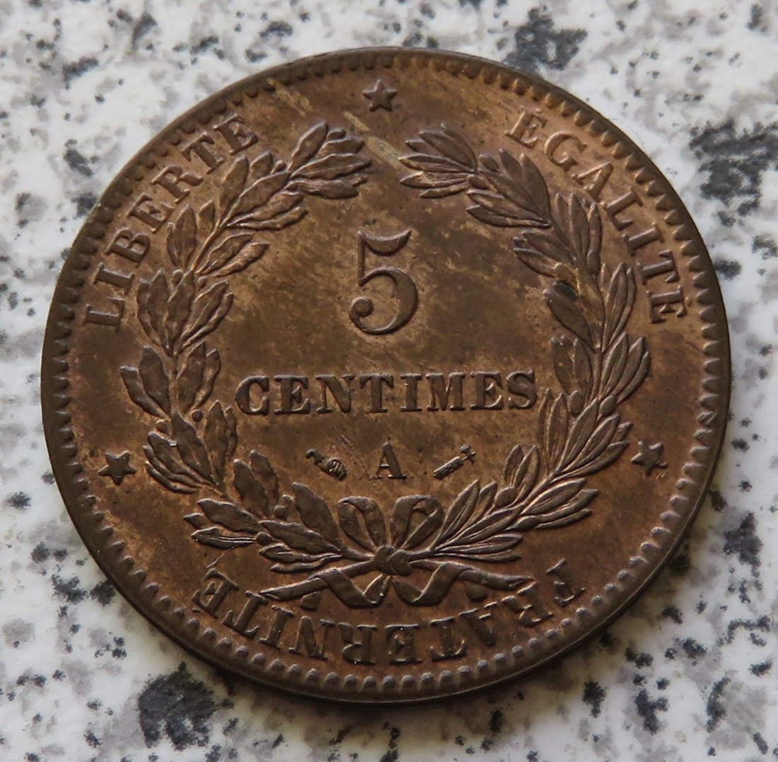  Frankreich 5 Centimes 1883 A   