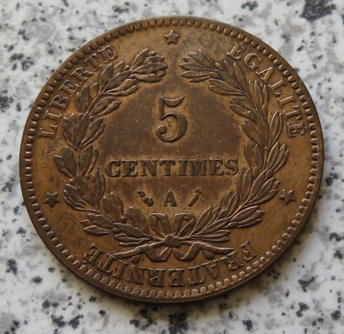  Frankreich 5 Centimes 1888 A   