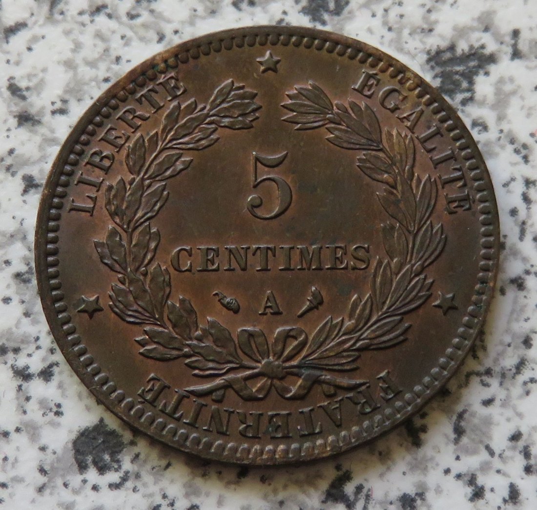  Frankreich 5 Centimes 1897 A   