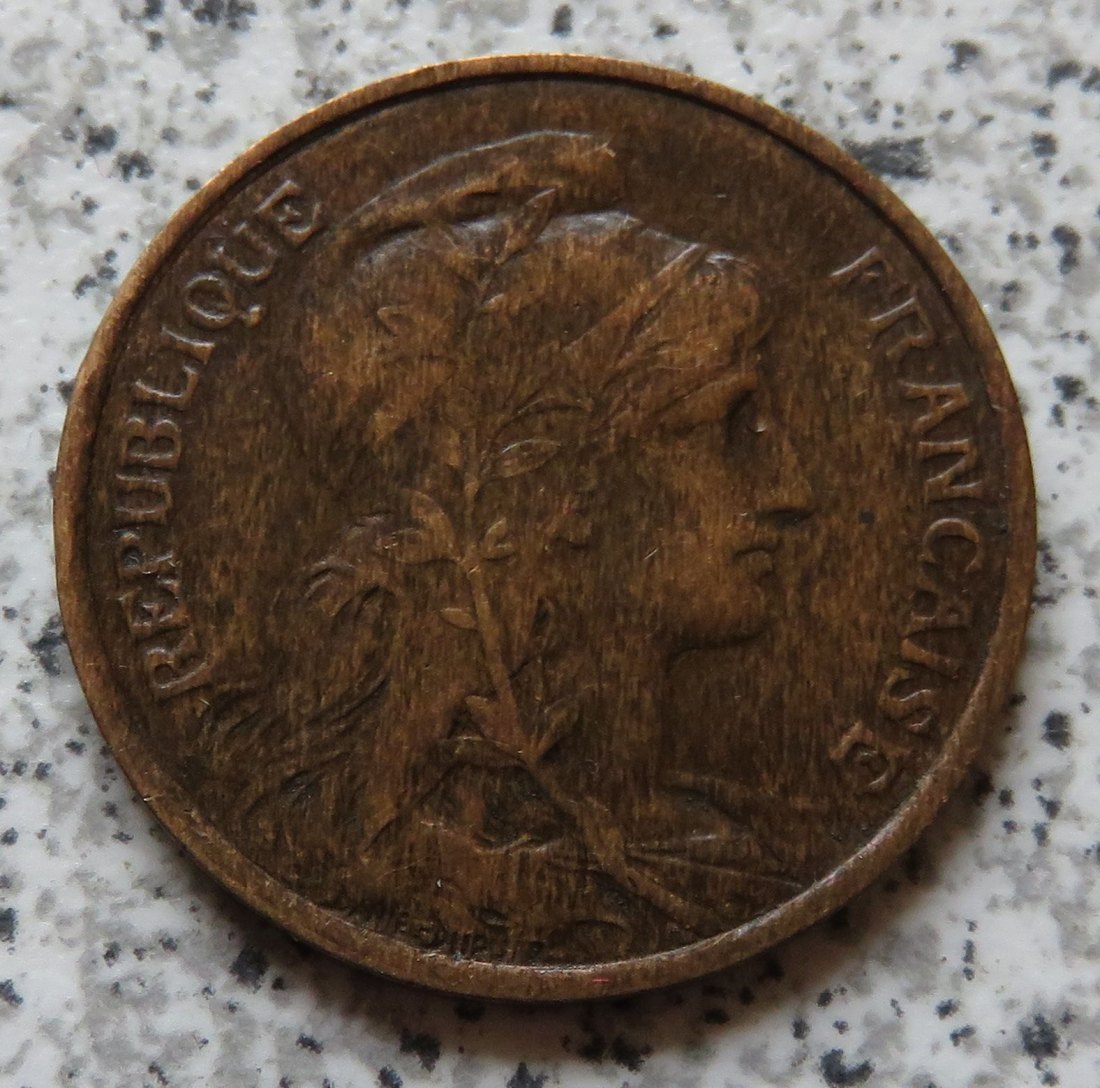  Frankreich 5 Centimes 1905, besseres Jahr   