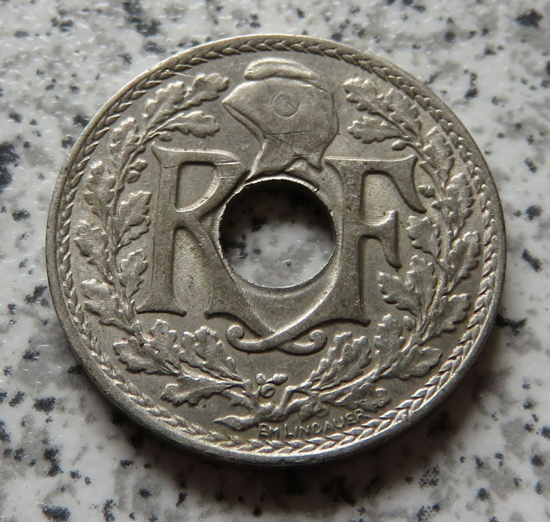  Frankreich 5 Centimes 1917, KM 865   