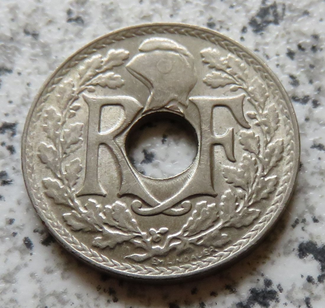  Frankreich 5 Centimes 1920, KM 865   