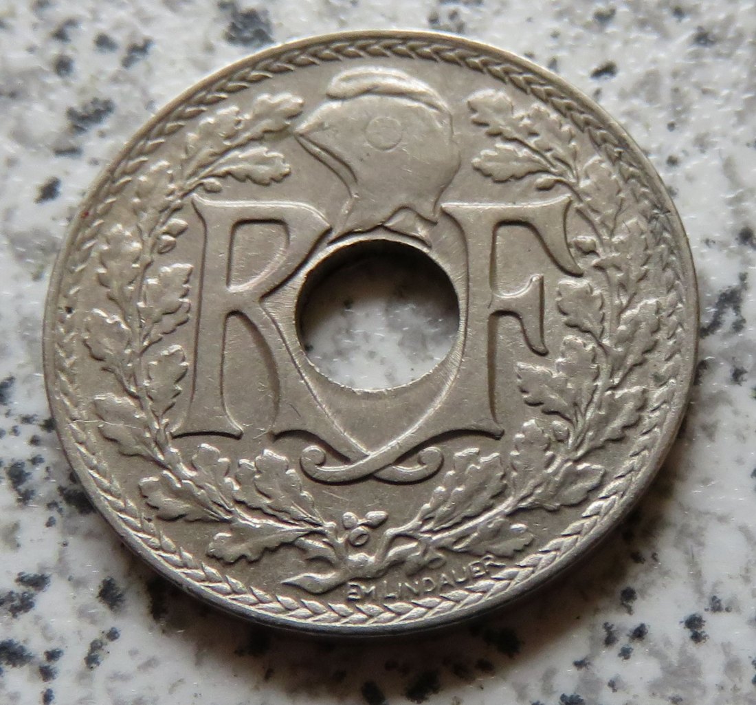  Frankreich 5 Centimes 1920, KM 865   