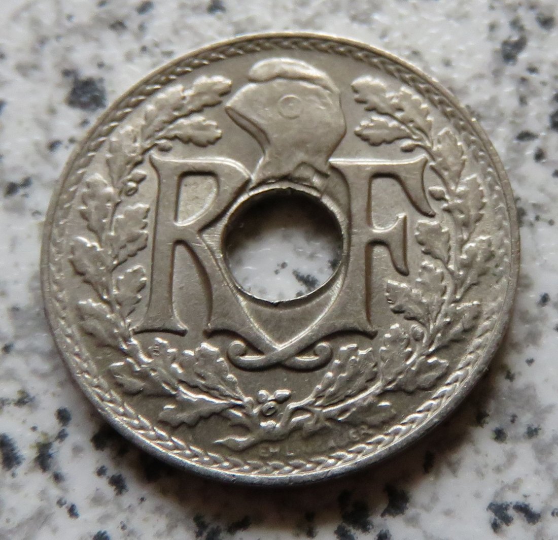  Frankreich 5 Centimes 1920, KM 875   