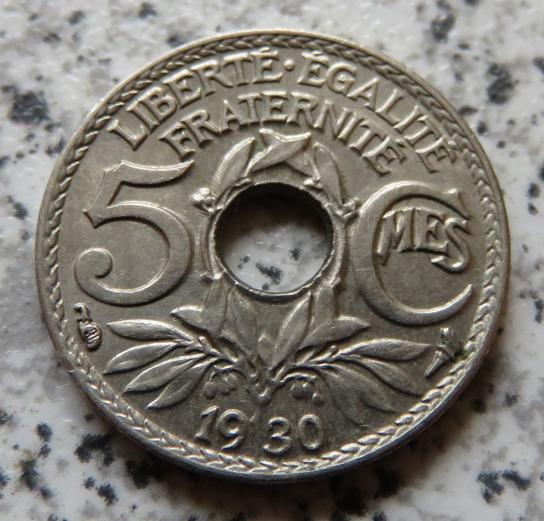  Frankreich 5 Centimes 1930   