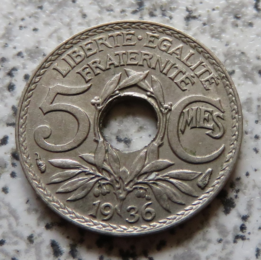  Frankreich 5 Centimes 1936   