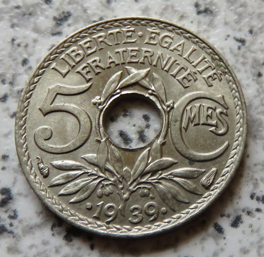  Frankreich 5 Centimes 1939   