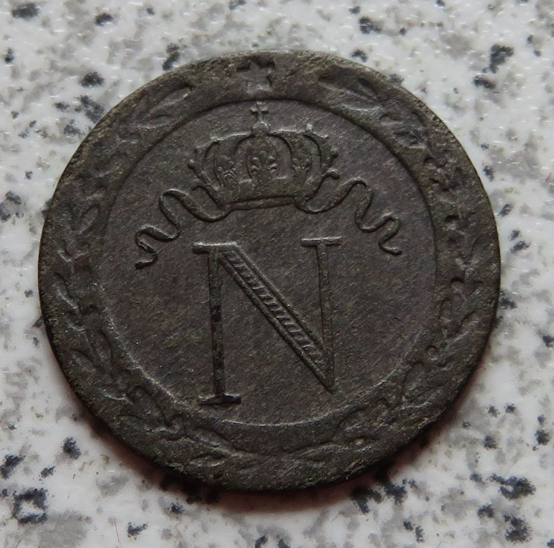  Frankreich 10 Centimes 1808 B, Erhaltung   