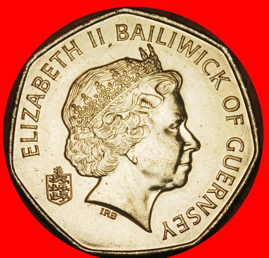  Ⰶ GREAT BRITAIN (2003-2012): GUERNSEY★50 PENCE 2012 ELIZABETH II (1953-2022) LOW START ★ NO RESERVE!   